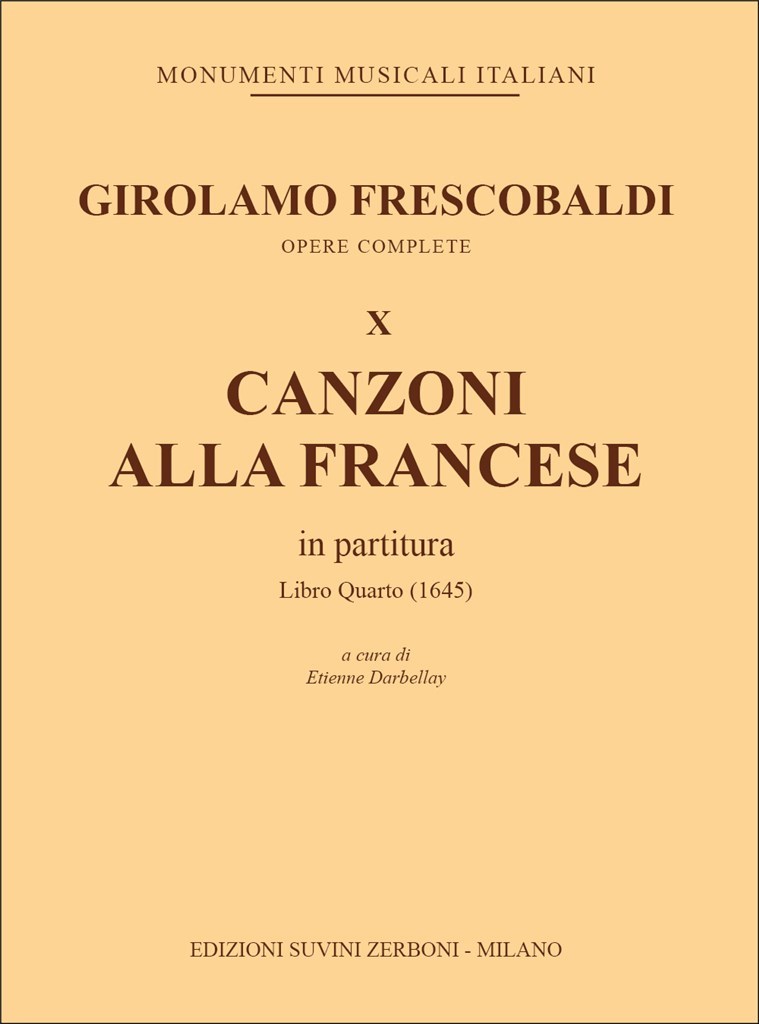 Canzoni alla francese in partitura : libro quarto